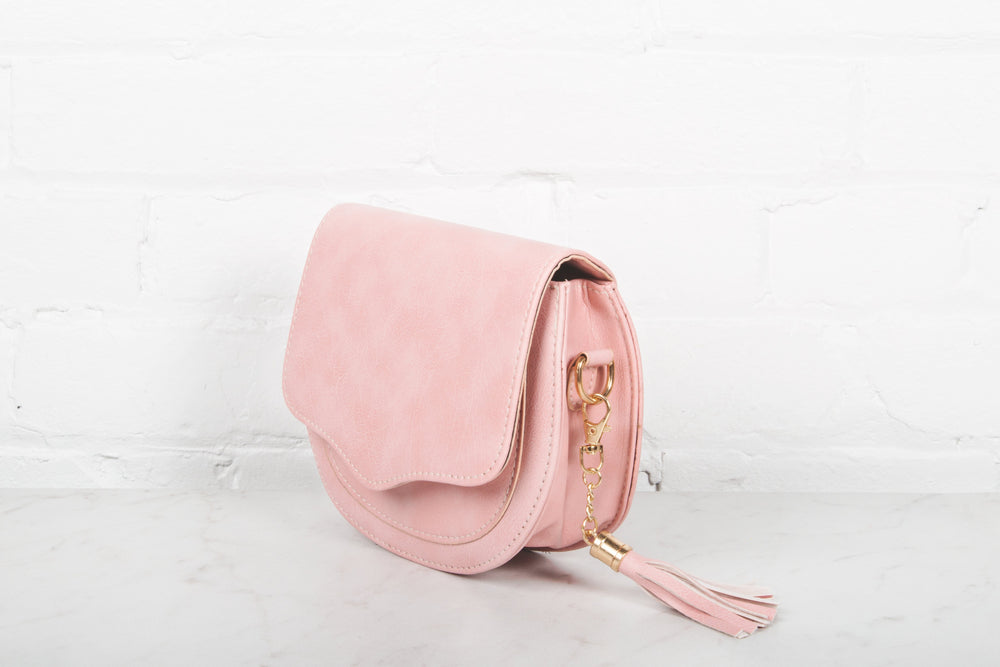 Pink shoulder bag